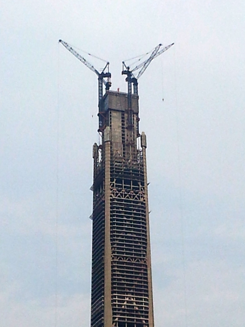 117大厦施工实景